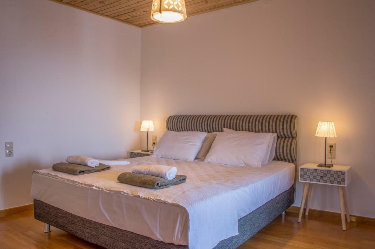 Anastasis Luxury Villa Andros With Heated Pool Sineti Eksteriør billede