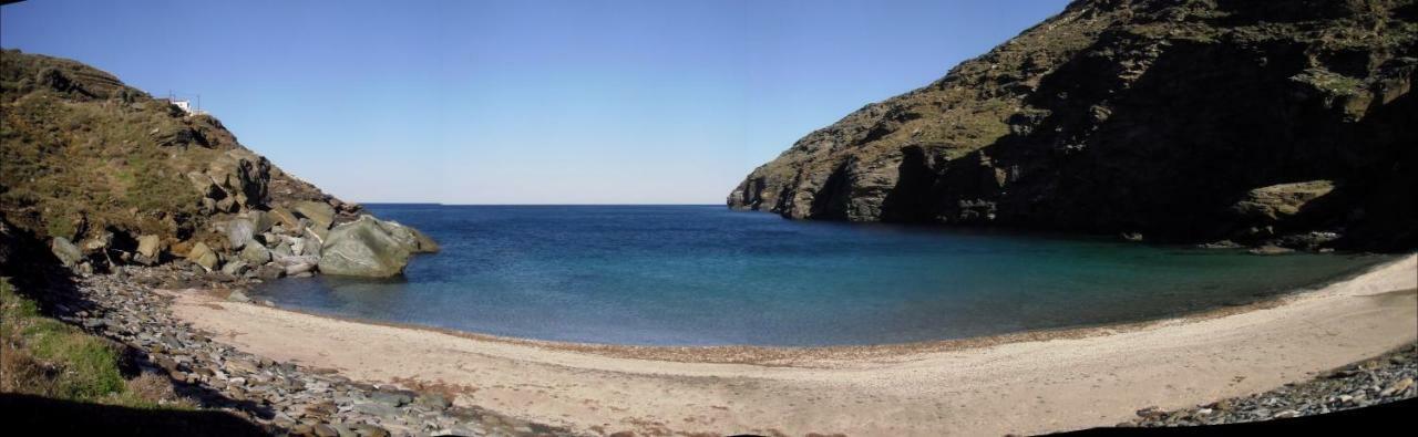 Anastasis Luxury Villa Andros With Heated Pool Sineti Eksteriør billede