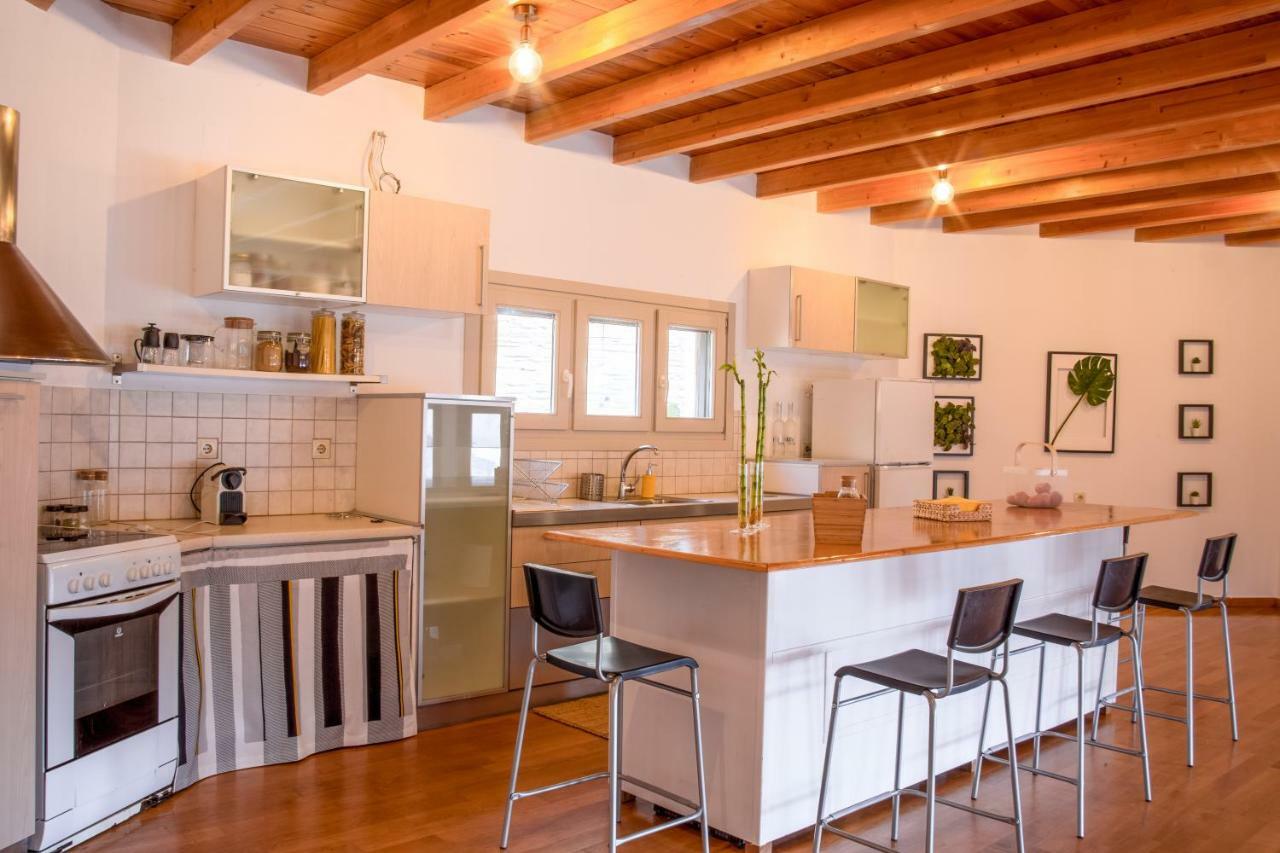Anastasis Luxury Villa Andros With Heated Pool Sineti Eksteriør billede